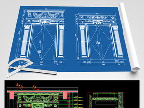 歐式壁爐CAD施工圖與企業管理——編號18762434圖紙解析與下載